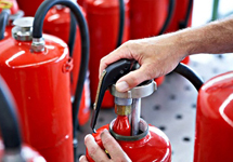 Equipo contra incendio en Coatzacoalcos